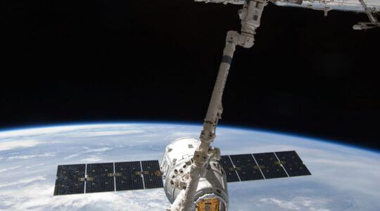 het uitzicht vanuit een ruimteschip