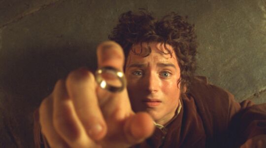 Frodo met de ring.