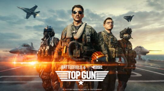 De poster voor de Top Gun Battlefield-crossover