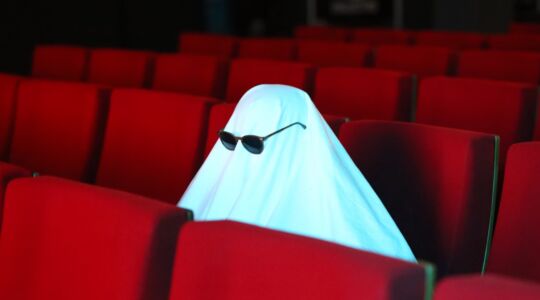 Een spook in de bioscoop bij horrorseries
