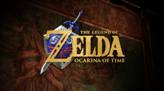 Het logo van Zelda Ocarina of Time