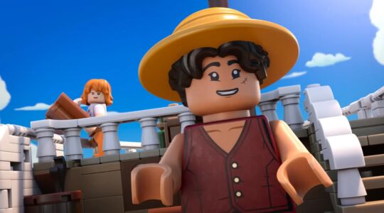 Een LEGO-figuur van Luffy uit One Piece