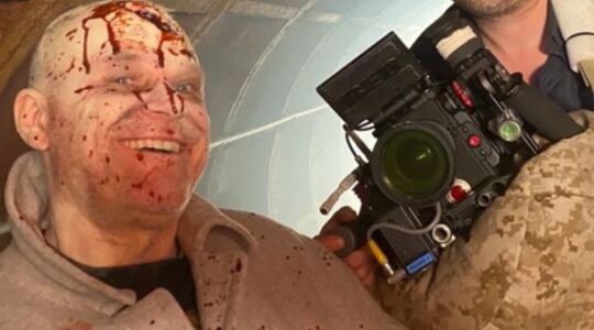Uwe Boll met een camera
