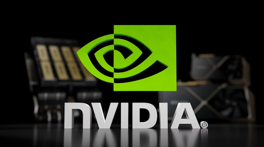 Het logo van Nvidia, die de DLSS 5 hebben uitgebracht