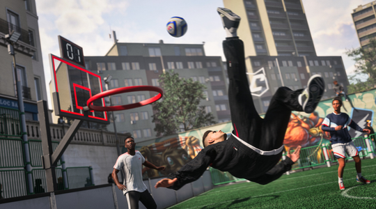 Iemand doet een omhaal in de nieuwe game van EA
