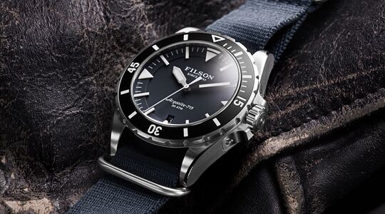 Illustratie voor: Het Filson Dutch Harbor horloge is mooi, heel mooi!