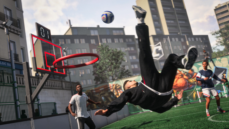 Iemand doet een omhaal in de nieuwe game van EA