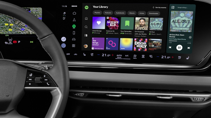 Spotify direct in het dashboard van je nieuwe Audi