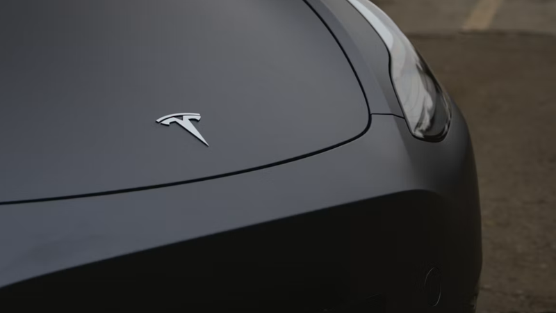 Een Tesla auto