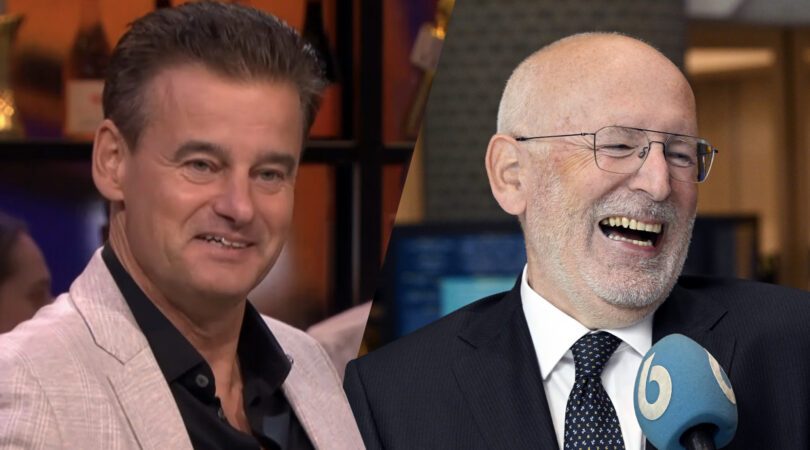 Wilfred Genee spot een Frans Timmermans look-a-like in het publiek