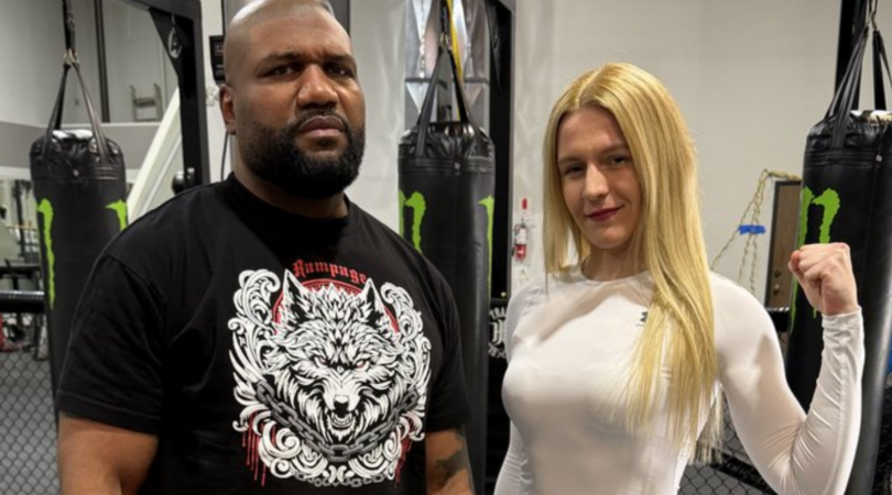 Quinton Jackson en Vera Dijkmans