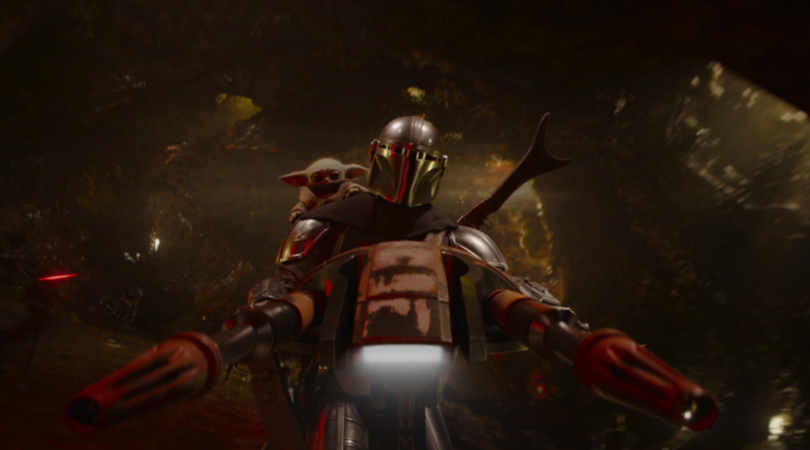 The Mandalorian en Grogu