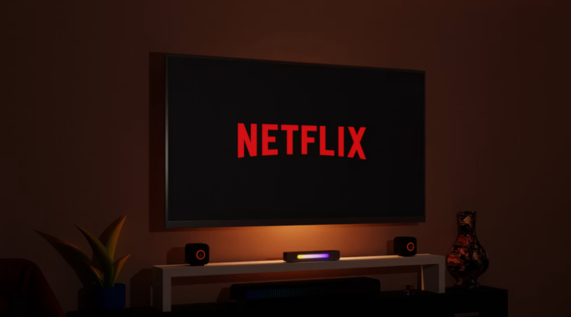 Netflix op een TV