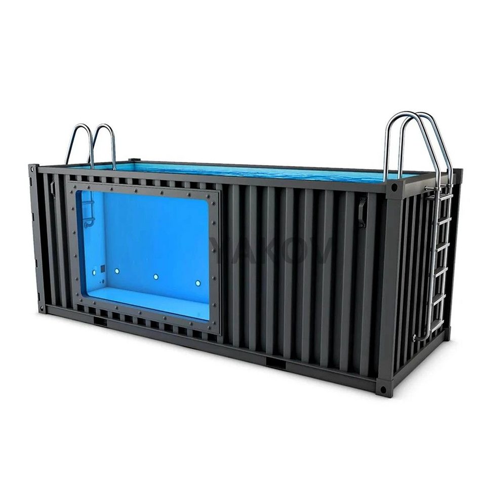 Op AliExpress kan je een volledig containerzwembad kopen voor zo’n € 25.000